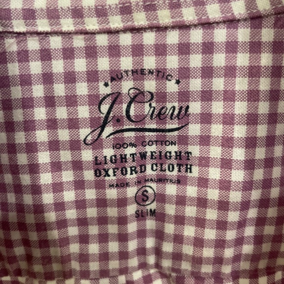 Small J Crew Purple Casual Dress Shirt - Picture 2 of 3